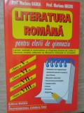 LITERATURA ROMANA PENTRU ELEVII DE GIMNAZIU-MARIANA BADEA, MARIANA NEGRU-272591