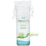 Dischete Demachiante din Bumbac Organic 70buc