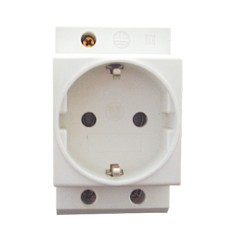 Priza pe sina DIN 2P+E 16A 250V Elmark 37004