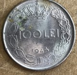 MNDRO0001 Monedă 100 Lei 1944 - Regele Mihai I - Regatul Rom&acirc;niei / WW2