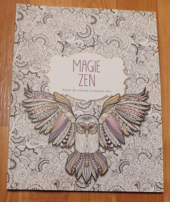 Magie Zen. Carte de colorat cu motive Zen foto