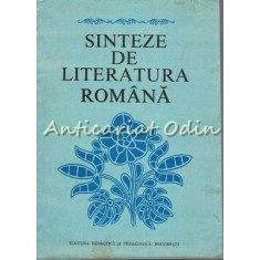 Sinteze De Literatura Romana - Viorel Alecu, Margareta Barbuta, Const. Ciopraga