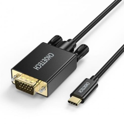 Cablu USB Type C - VGA Choetech XCV-1801 1.8m negru foto