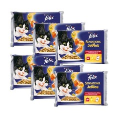 Plic FELIX Sensations - vita si pui in gelatina, 6 x 400 g foto