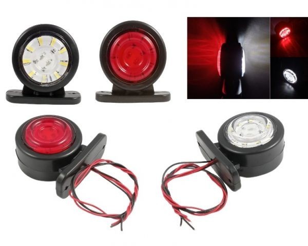 2 x 18 LED 12V 24V Remorca Camioane Galben Lampa Luminile de pozitie