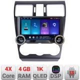 Navigatie Subaru Forester XV Edotec Incell 1K 10.5 inch 4+64 carplay android auto radio internet kit-062-2019+EDT-E211-RK