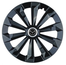 Set 4 capace roti Fame Negru R14 pentru gama auto Mazda foto