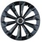 Set 4 capace roti Fame Negru R16 pentru gama auto Mazda