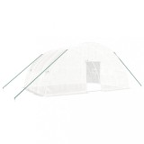 Cumpara ieftin Sera cu cadru de otel, alba, 24 m&sup2;, 6x4x2,85 m