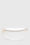 Answear Lab borseta de piele culoarea alb