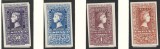 Spania 1950 Mi 975/76 + 979/80 MNH - 100 de ani de timbre, Nestampilat