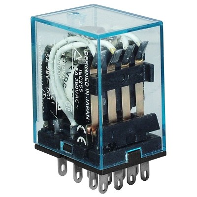 Releu 12Vdc 4c 5A 4PDT foto