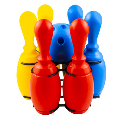 Set Bowling 6 Piese, minge si suport, 7Toys foto