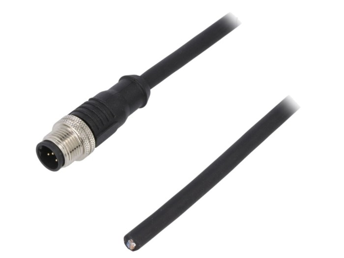 Conector M12 5 pini tată cod B, IP67