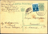 AX 229 CP VECHE-D-LUI GEORGE BUZDUGAN- BUCURESTI-DE LA PLOIESI -AGAPA -CIRC.1935, Circulata, Printata