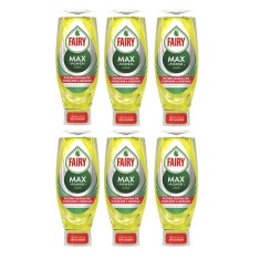 Pachet detergent de vase Fairy MaxPower Lemon, 6 x 650 ml foto