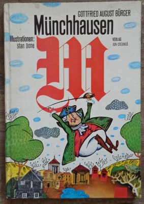 Munchhausen - Gottfried August Burger// limba germana, ilustratii Done Stan foto