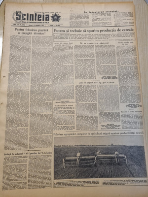 scanteia 29 septembrie 1954-art.uzinele semanatoarea foto