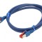 Patch cord S/FTP Cat6 LSZH 1m Albastru