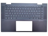 Carcasa cu tastatura palmrest Laptop, HP, Envy 15-EY, 15-EW, TPN-C157, TPN-C158, N12507-B31, N15946-B31, N15946-001, N12507-001, AM3RS000450, iluminat