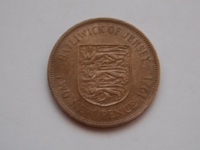 2 NEW PENCE 1971 JERSEY foto