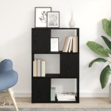 vidaXL Centru de divertisment Stejar negru Lemn prelucrat 60 x 24 x 94 cm