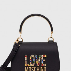 Love Moschino poseta culoarea negru