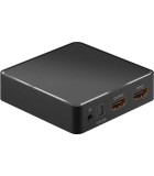 Extractor audio HDM 4K 30Hz V1.4 - HDMI TOSLINK JACK 3.5 mm audio, Goobay