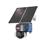 Cumpara ieftin Camera de Supraveghere Cu Incarcare Solara WIFI Panou 20W, 4K, ZOOM 12X, FullHD, Rain Charging, Rotire Din Aplicatie, Rezistenta La Apa IP 66 - 4G (Ca, Taggo
