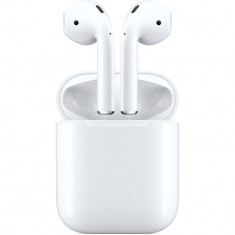 Casti True Wireless Apple AirPods 2 MV7N2ZM/A, Bluetooth, Alb