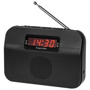 Radio am fm portabil cu alarma kruger&amp;amp;matz foto