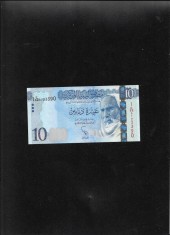 Libia Libya 10 dinari dinars 2015 seria872339 unc