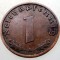 B.119 GERMANIA 1 REICHSPFENNIG 1938 A