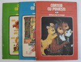 CARTEA CU POVESTI , VOLUMELE I - III , ilustratii de DONE STAN , ILEANA CEAUSU -PANDELE , GHEORGHE MARINESCU , ADRIAN IONESCU , RONI NOEL , KALAB FRA
