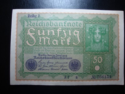 GERMANIA 50 MARK 1919 EXCELENTA foto