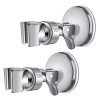 Set 2 Suporturi Dus Portabile Argintii, Rotire 360&deg;, PVC ABS, Universal