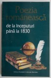 Poezia romaneasca de la inceputuri pana la 1830