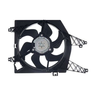 GMV radiator electroventilator Renault Twingo (N), 2007-2014 Motor 1, 2 Tce 74kw, 1, 2 44kw; 1, 2 55kw; 1, 5 Dci 62kw Diesel, tip climatizare cu AC, foto
