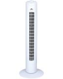 Ventilator turn LENTZ 80043, 45W, 81cm, 3 viteze, oscilatie, timer, alb