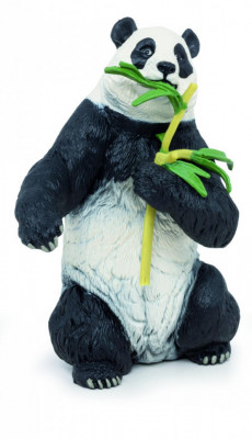 Papo figurina urs panda cu bambus foto