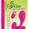Vibrator foarte flexibil cu 2 motoare 10 moduri de vibrație RC C &amp; G-Spot