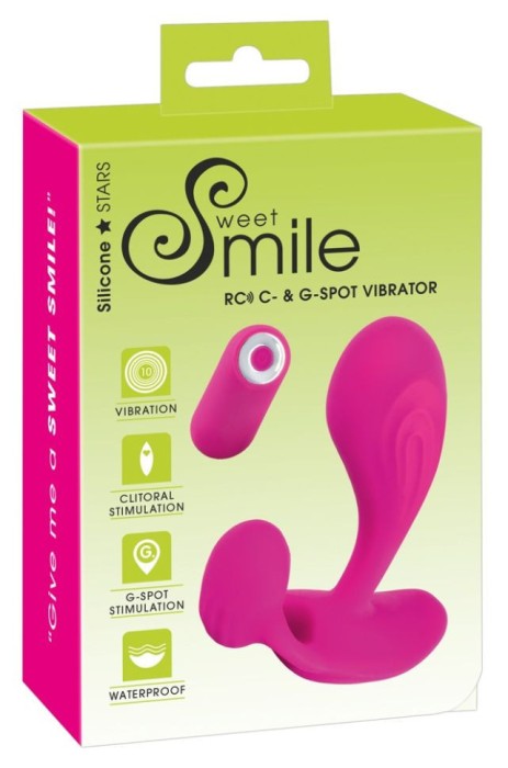 Vibrator foarte flexibil cu 2 motoare 10 moduri de vibrație RC C &amp; G-Spot
