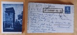Iasi Turnul Golia - CENZURAT carte postala circulata, timbrata, veche, datata anul 1943 - piesa rara