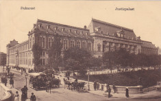 BUCURESTI PALATUL DE JUSTITIE CIRCULATA 1917 CENZURATA . foto