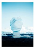Tablou Canvas Iceberg &icirc;n Singurătate Polară Peisaj Arctic, 26 x 39 cm, CMCLASS