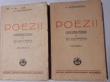 POEZII,V.ALECSANDRI,INTRODUCERE,BIOGRAFIE DE GH.ADAMESCU,1940.