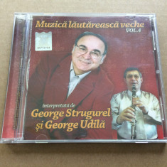 george strugurel si george udila muzica lautareasca veche vol 4 2008 cd disc NM