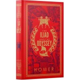 Homer: The Iliad And The Odyssey (deluxe Leatherbound)