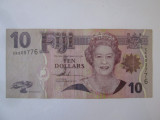 Fiji 10 Dollars 2007, Circulata, Iasi, Printata