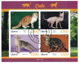 Timbre Liberia 2021, Fauna: Pisici, Colita Noua